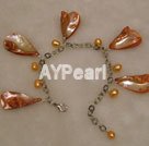fashion pearl shell bracelet Under $ 3