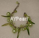 fashion manmade pearl bracelet under $ 3