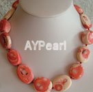 coral necklace under $ 30