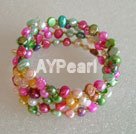 Discount multi color pearl bracelet