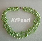 Discount 6-7mm dyed pearl necklace