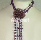 Handmade Amethyst necklace