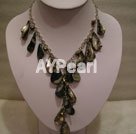 Bridal shell necklace