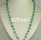 Handmade crystal necklace