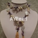Handmade pearl shell necklace