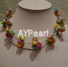 Handmade pearl shell necklace