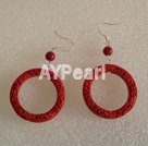 lacquer vintage earrings