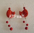 lacquer vintage earrings