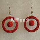 lacquer vintage earrings