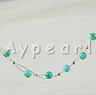 6mm fashion turquoise necklace under $ 3