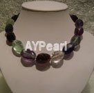 rainbow fluorite necklace under $ 30
