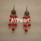 Discount 5-6mm coral earrings