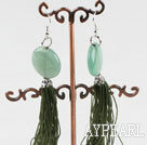 aventurine jade earring