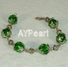 fashion green crystal bracelet under $ 5