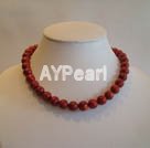 Handmade sponge coral necklace