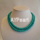 turquoise beaded necklace under $ 30