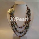 black pearl and indian agate necklace under $ 40