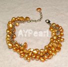 Discount 6-7mm perły bransoletka