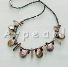 Crystal Pearl e granato collana