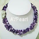 fashion pearl and amethyst necklace under $30