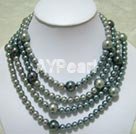 Discount seashell beaded strand necklace