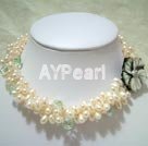 Discount pearl crystal necklace