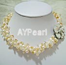 Discount pearl and citrine necklace