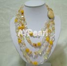 Handmade citrine necklace