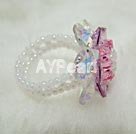 Handmade crystal finger ring