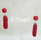 carved lacquer earrings under $3