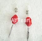 carved lacquer earrings under $3