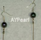 black seashell beads earrings under $2.5