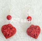 carved lacquer earrings under $3