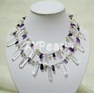 Discount crystal strand necklace