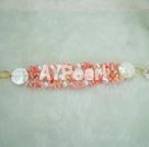 Discount pearl and coral bracelet