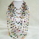 various stone necklace