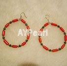 Discount fashion coral earrings