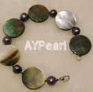 fashion black lip shell bracelet