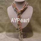 pearl and howlite necklace