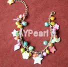 Handmade pearl shell bracelet