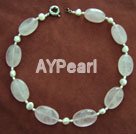 Discount fashion rose quartz necklace