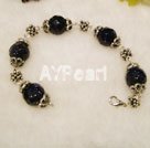 purple sandstone charm bracelet under $ 8
