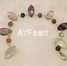 Rainbow fluorite bracelet