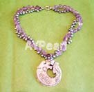 amythyst pearl jade necklace