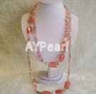 Handmade Cherry quartz necklace
