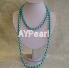 synthetic pearl necklace