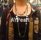 black pearl and shell necklace under $30