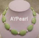 Turquoise pearl necklace