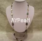 fashion black shell necklace