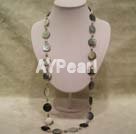 black shell necklace